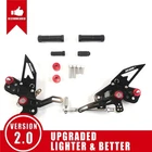 For Kawasaki Z125 Pro BR125 2016-2023 Arashi V2.1 Rearsets Footrest Pegs New. Price: $148.50.