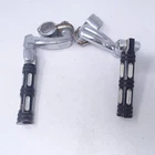Harley Davidson Adjustable Mounts Chrome Cnc Billet Edge Cut Foot Pegs 50500030 Used. Price: $77.90.