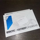 Stacyc Extended Footrest (cyan Anodized) 500004 New. Price: $54.00.