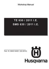 Husqvarna Workshop Service Manual 2011 I.e. Te 630 & Sms New. Price: $26.00.
