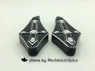 New Precision Billet Cross Black Foot Pegs For Harley Dyna Sportster Softail Xl. Price: $35.98.