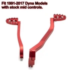 Cnc Billet Red Shift Brake Arm Lever With Pegs For Harley Dyna Street Bob Fxdbp New. Price: $123.95.