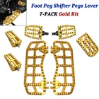 Gold Floorboards Foot Shifter For Harley Touring Road Glide King New. Price: $195.88.
