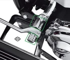 Genuine Harley-davidson '00-17 Fl Softail Chrome Shifter Shaft Cover With Insert New. Price: $42.50.