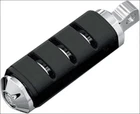 Kuryakyn 7590 Chrome Trident Small Iso-pegs With Male Mount Adapters Harley New. Price: $75.00.