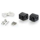 Puig Adjustable Footpeg Mounts - Black, Passenger / Requires 20MM Or 40MM New. Price: $8.77.