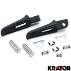 Pegs Passenger Footrests Black For Suzuki GSXS1000 GSXS750 SV650 (rear) New. Price: $18.04.