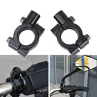 Universal Motorcycle 7/8" Handlebar Mirrors Mount Bracket Clamp For Harley Honda New. Price: $9.99.
