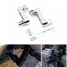 Aluminum Chrome Footpegs Mount Clamp For Harley Sportster Dyna Softail New. Price: $37.59.