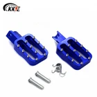 Kke Motorcycle Footpeg Footrests Pedals Fit Honda CRF50 PW50 PW80 XR50R Cnc Blue New. Price: $39.99.