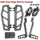 Cnc Floorboards Foot Pegs Shifter Lever For Harley Touring Street Road Glide New. Price: $199.99.