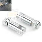 Chrome Male Mount Foot Peg Extensions For Harley Road Glide Street Softail New. Price: $14.09.