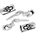Show Chrome Highway Pegs Flame GL18 21-355P New. Price: $199.44.