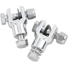 Drag Specialties DS-253492 Chrome Footpeg Clevis Mounts 3/8-24" New. Price: $49.95.