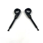 Oem Harley Genuine 54234-10 Black Engine Guard Foot Peg Mounts Touring Softail Used. Price: $37.00.
