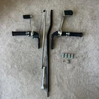 2003-2017 Harley Dyna Oem Wrinkle Black/chrome Forward Controls W/mntng Hardware Used. Price: $249.99.