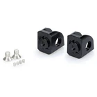 Puig Adjustable Footpeg Mounts - Black, Front / Requires 20MM Offset Relocation New. Price: $51.77.