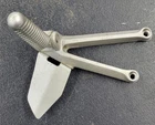 Ducati 749 2004 Rear Left Footrest Bracket 82410821A A7704-5 Used. Price: $85.00.