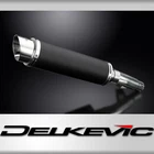 Honda NC750X 2018-2021 Delkevic Slip 14" Round Carbon Exhaust Muffler Kit New. Price: $344.99.