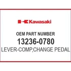 Kawasaki Lever-comp,change Ped 13236-0780 Oem New. Price: $86.04.