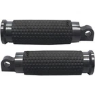 Avon FP-GEL-70-ANO Black Rubber Footpegs For Harley Male Mount Style New. Price: $99.95.