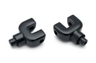 Kuryakyn 8927 Splined Footpeg Adapters Gloss Black New. Price: $93.99.