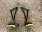 11-26 Kawasaki Ninja ZX-10R Rear Passenger Footrest Bracket Set Oem Left & Right Used. Price: $169.99.