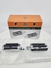 Genuine Harley Davidson Large Chrome & Rubber Bar Shield Footpegs Nice! New. Price: $79.99.