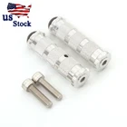 Cnc Motorcycle Footpeg Pegs Rear Pedals Silver Universal M8 New. Price: $17.39.