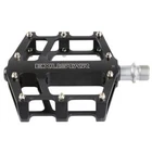 Exustar, E-PB525, Platform Pedals, Body: Aluminum, Spindle: Cr-mo, 9/16'', Black New. Price: $58.24.