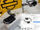 Kuryakyn Long Angled Adjustable Highway Foot Pegs & Mounts Crash Bar Rests Used. Price: $59.95.