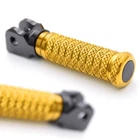 Gold Cnc Rider Front Foot Pegs M-grip For Harley Davidson XR1200 08+ New. Price: $65.35.