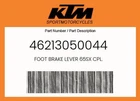 Ktm Genuine Foot Brake Lever 65SX Cpl. - 46213050044 New. Price: $100.97.