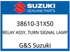Suzuki Oem Part 38610-31X50 Relay, Turn Signal New. Price: $76.18.