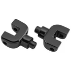 Kuryakyn Footpegs Adapters - Splined Gloss Black 8927 New. Price: $96.63.