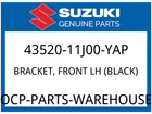 Suzuki Oem Part 43520-11J00-YAP Bracket, Fr Footrest Lh New. Price: $56.74.