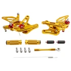 Racing Adjustable Rearsets Foot Pegs Gold For Kawasaki ZX6R ZX-6R 2021-2024 New. Price: $159.65.