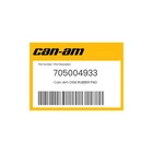 Can-am Genuine Rubber Pad 705004933 New. Price: $21.51.