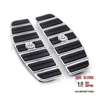 Xkh- Motorcycle Chrome Skull Zombie Rider Footboard Insert Kit- Traditional New. Price: $130.19.