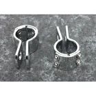 Bikers Choice Chrome 1/4"" Three Piece Clamps - 161141 New. Price: $25.99.