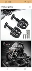Mzs Motorcycle Passenger Floorboards Foot Pegs Cnc Black Harley Touring Models New. Price: $40.00.