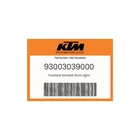 Ktm Genuine Footrest Bracket Front Right - 93003039000 New. Price: $179.51.