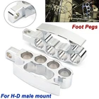 Chrome Foot Pegs Male Mount For Harley Touring Dyna Sportster Cruiser Bobber New. Price: $16.39.