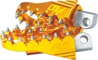 Flo Motorsports Style Footpeg Set Gold 2"X3.125" FPEG-800GLD New. Price: $155.29.