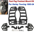Cnc Foot Pegs Floorboards Pedals For Harley Touring Street Road Glide Mx Style New. Price: $119.69.