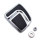 Chrome Small Airflow Brake Pedal Pad For Harley Springer Softail New. Price: $23.53.