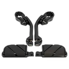 Hogworkz Long Angled Adjustable Highway Foot Pegs & Clamps Black For Harley New. Price: $139.97.
