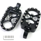Mdpromcp Cnc Motorcycle Wide Foot Pegs Aluminum 360 Roating Adjustable Black New. Price: $53.83.