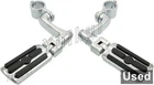 Mt-racing Y3LOS3-05 Universal Motorcycle Highway Foot Pegs, Chrome/black Used. Price: $90.06.