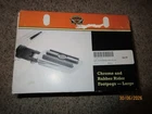 Genuine Harley Davidson Large Chrome & Rubber Bar Shield Footpegs 50130-95A New. Price: $49.99.